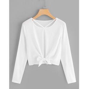 White long sleeved shirt